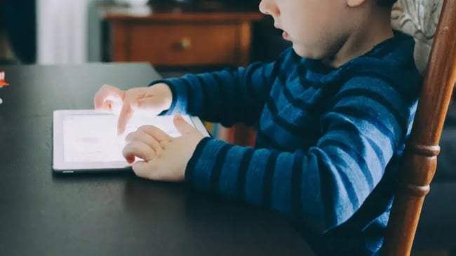 Children learning a new language at an early age